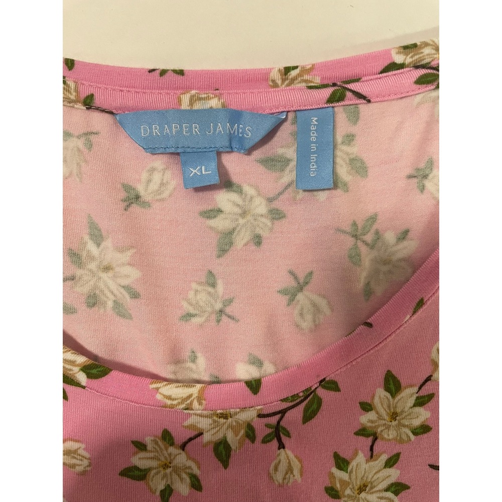 Draper James Pink Floral Tiered Ruffle Sleeve Dress Womens XL - Picture 5 of 7